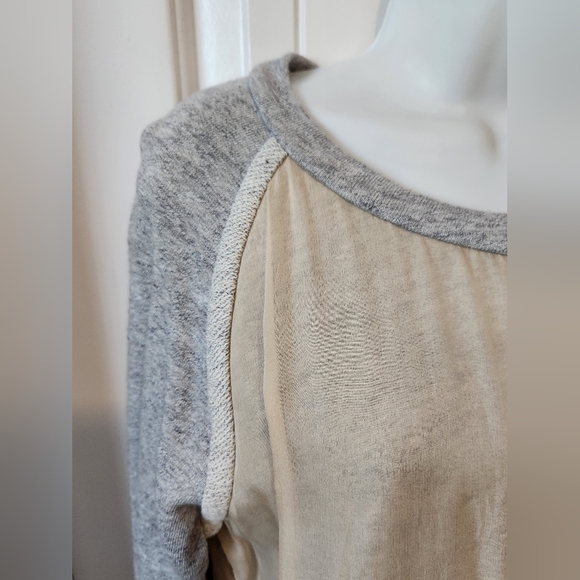 Sundance Colorblock Silk Woven Inset Longsleeve Top Size M Excellent Condition - Picture 6 of 8